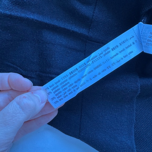 Zara Black Mock Neck Sweater | Size M | NWT - Picture 3 of 3